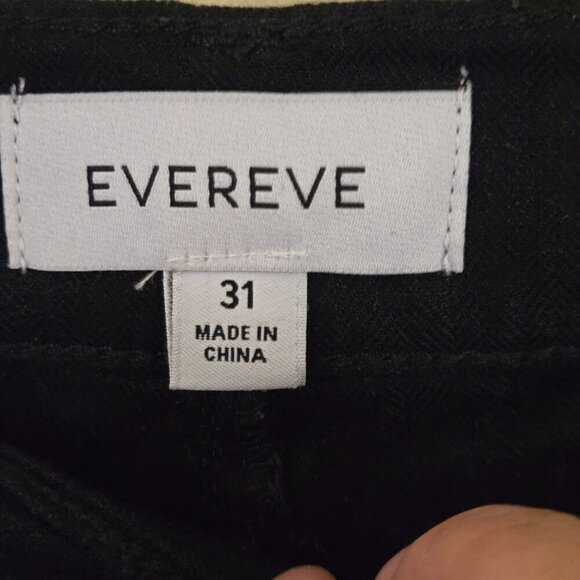 Evereve Tessa Linen Blend Cargo Joggers Black Neutral Size 31 - Picture 6 of 7